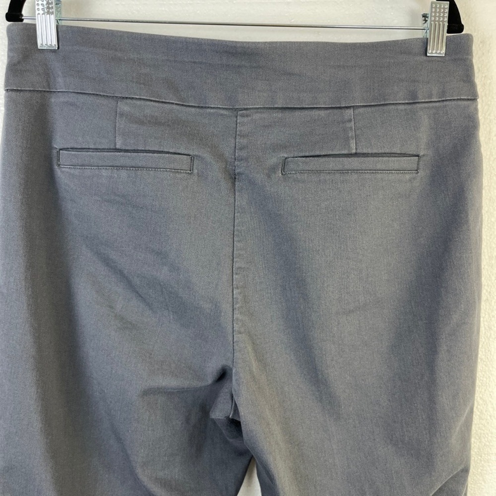 Croft & Barrow Womens Size 14 Gray Effortless Stretch Pants Straight Leg Pull on - Picture 5 of 11